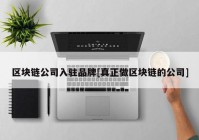 区块链公司入驻品牌[真正做区块链的公司]